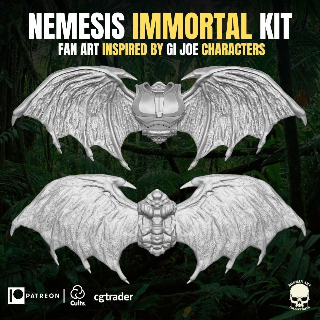 Nemesis Inmortal fan Art Kit 3D printable files  3D print model_14