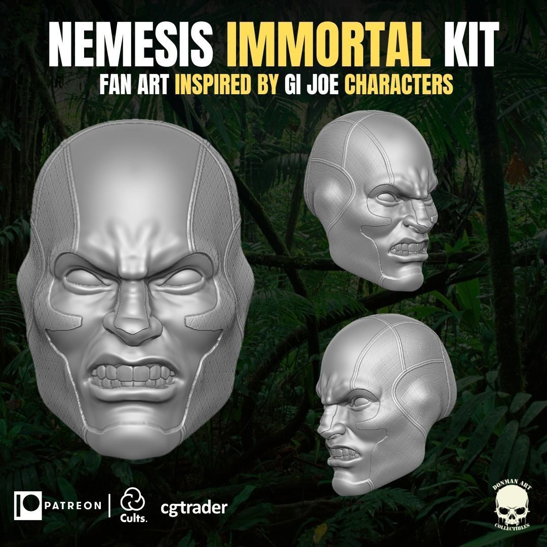 Nemesis Inmortal fan Art Kit 3D printable files  3D print model_13