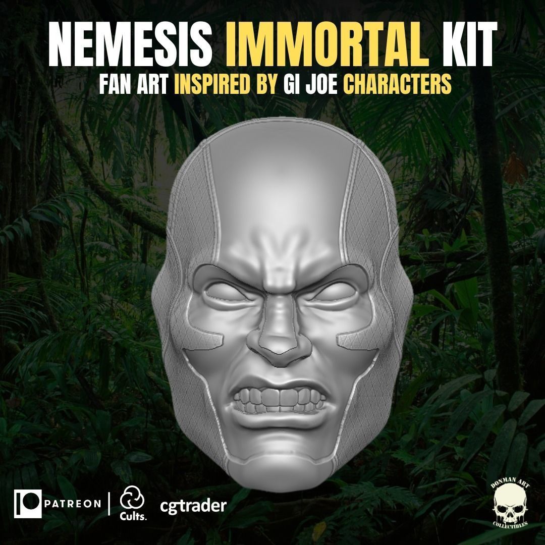 Nemesis Inmortal fan Art Kit 3D printable files  3D print model_17