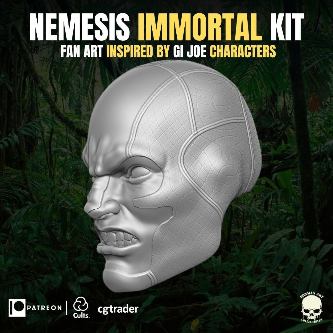 Nemesis Inmortal fan Art Kit 3D printable files  3D print model_6