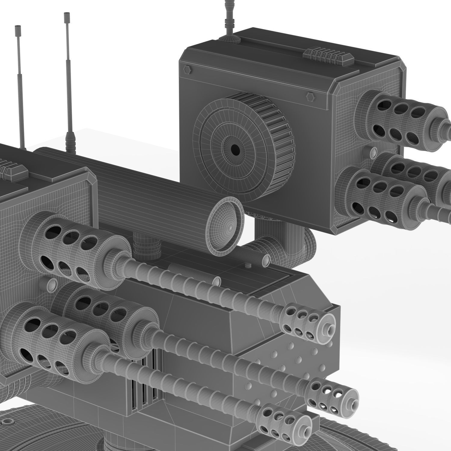 Harpag Defence Robot Low-poly 3D model_13