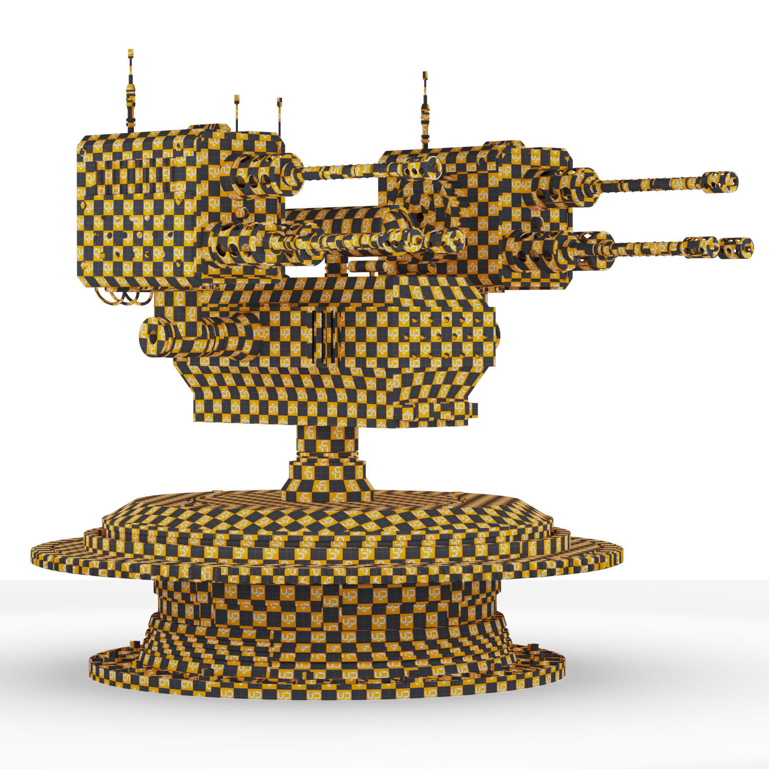 Harpag Defence Robot Low-poly 3D model_17