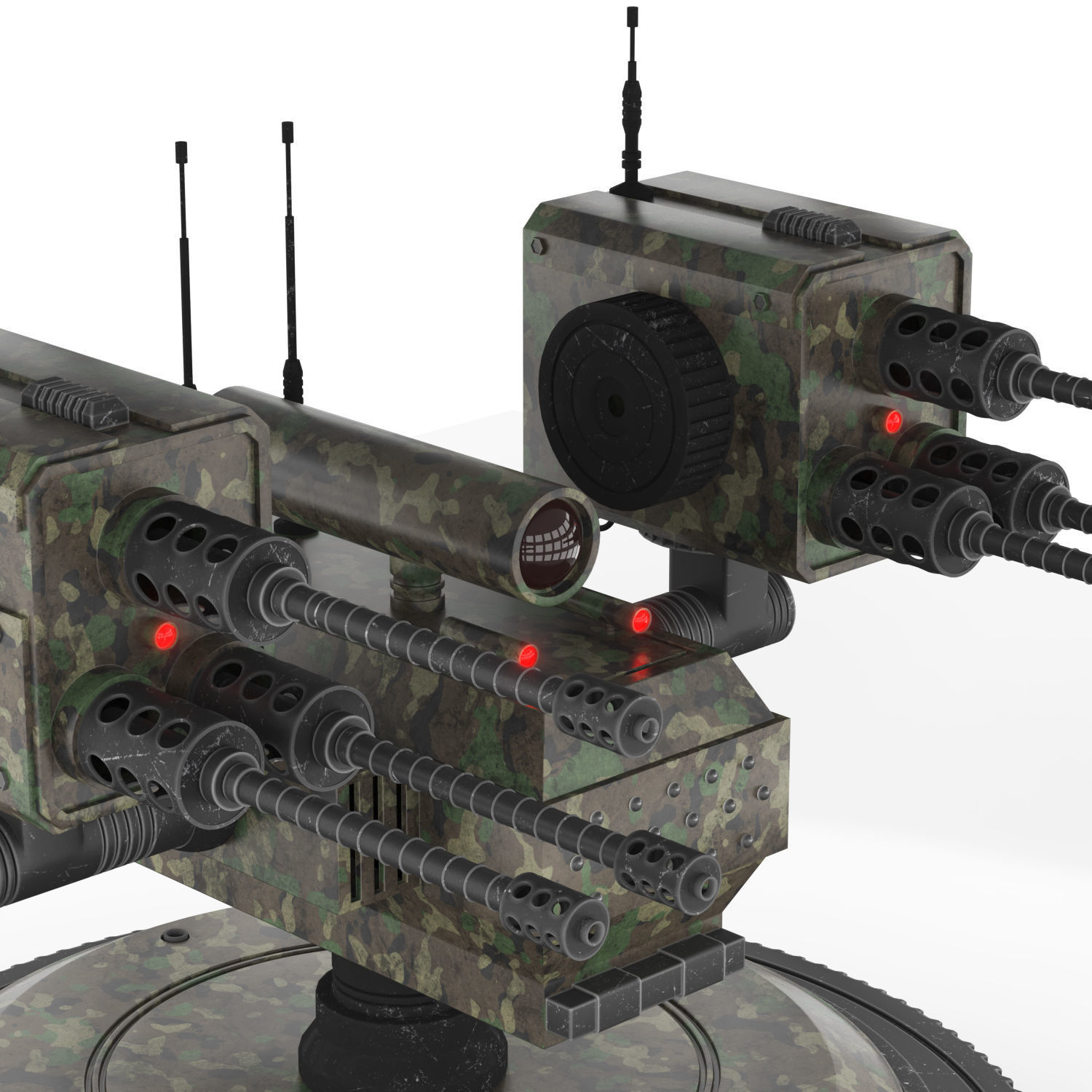 Harpag Defence Robot Low-poly 3D model_7