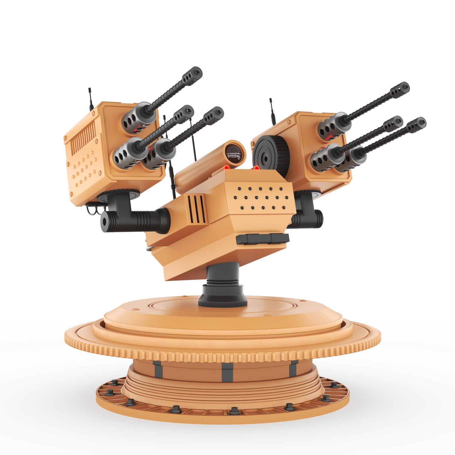 Harpag Defence Robot Low-poly 3D model_9