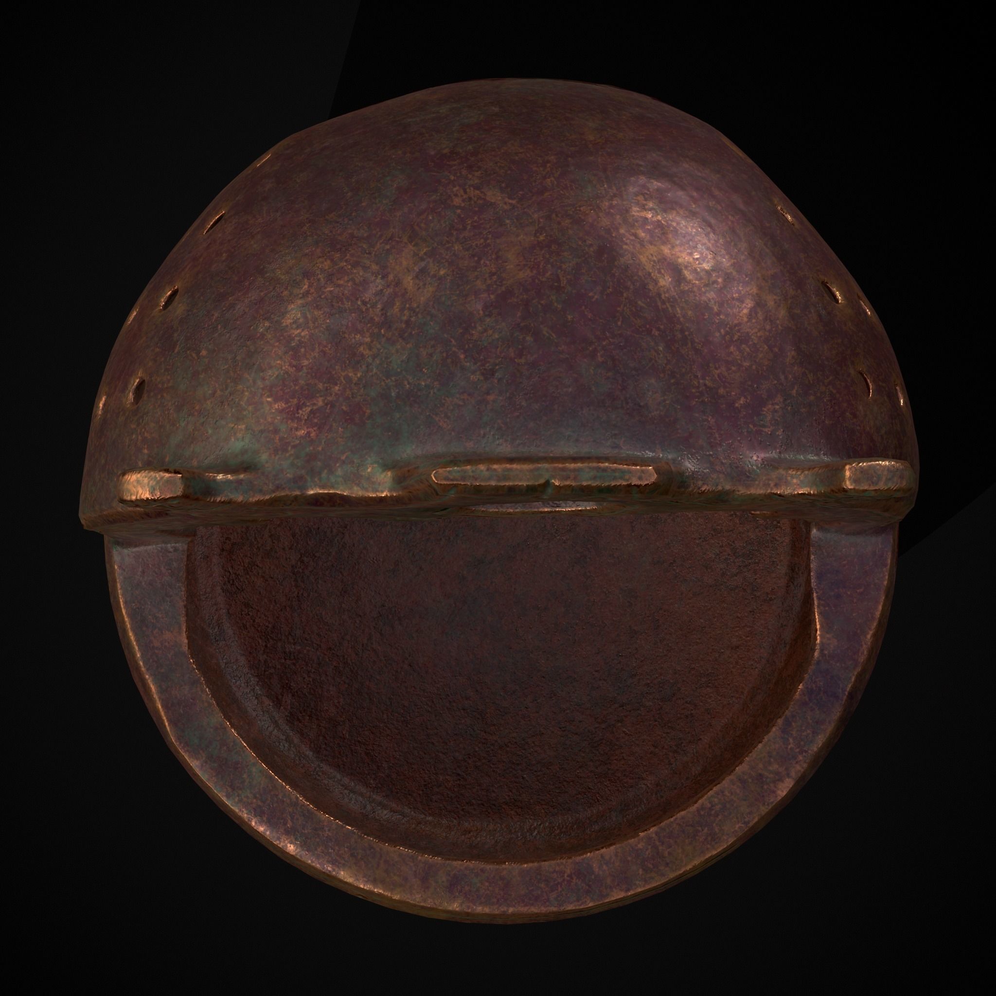 Engraved Metal Perfume Holder Low-poly 3D model_35