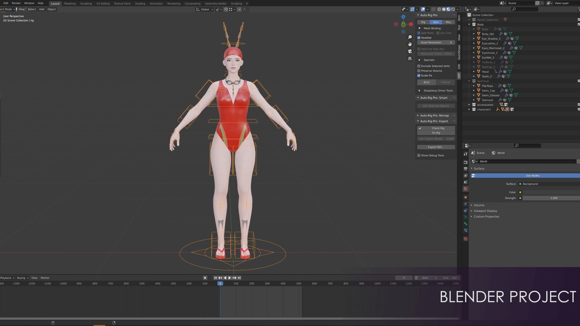 Streetwear Girl 3-12 - School Wear Girls Pack Game-Ready Low-poly 3D model_26