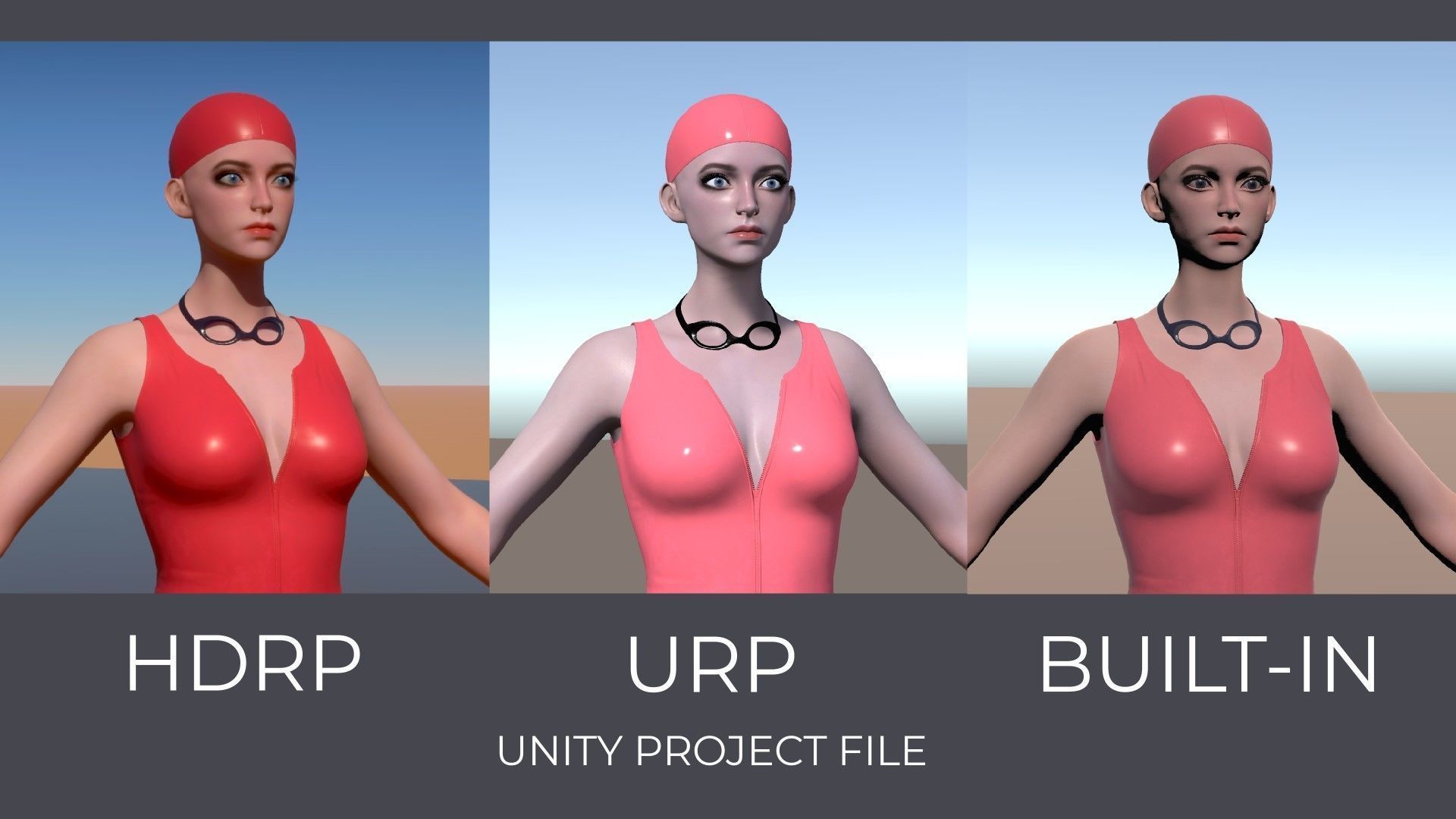 Streetwear Girl 3-12 - School Wear Girls Pack Game-Ready Low-poly 3D model_29