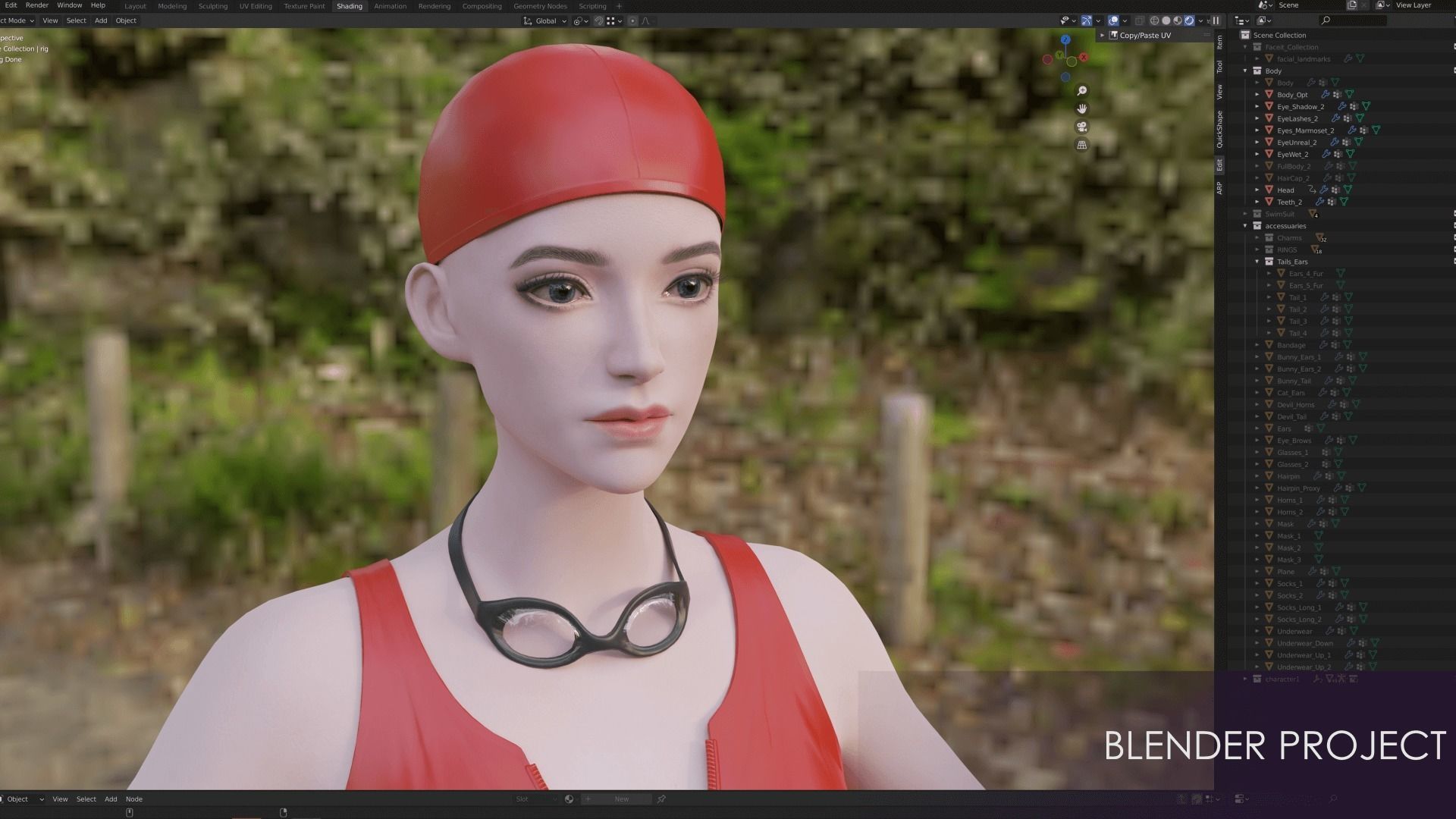 Streetwear Girl 3-12 - School Wear Girls Pack Game-Ready Low-poly 3D model_25