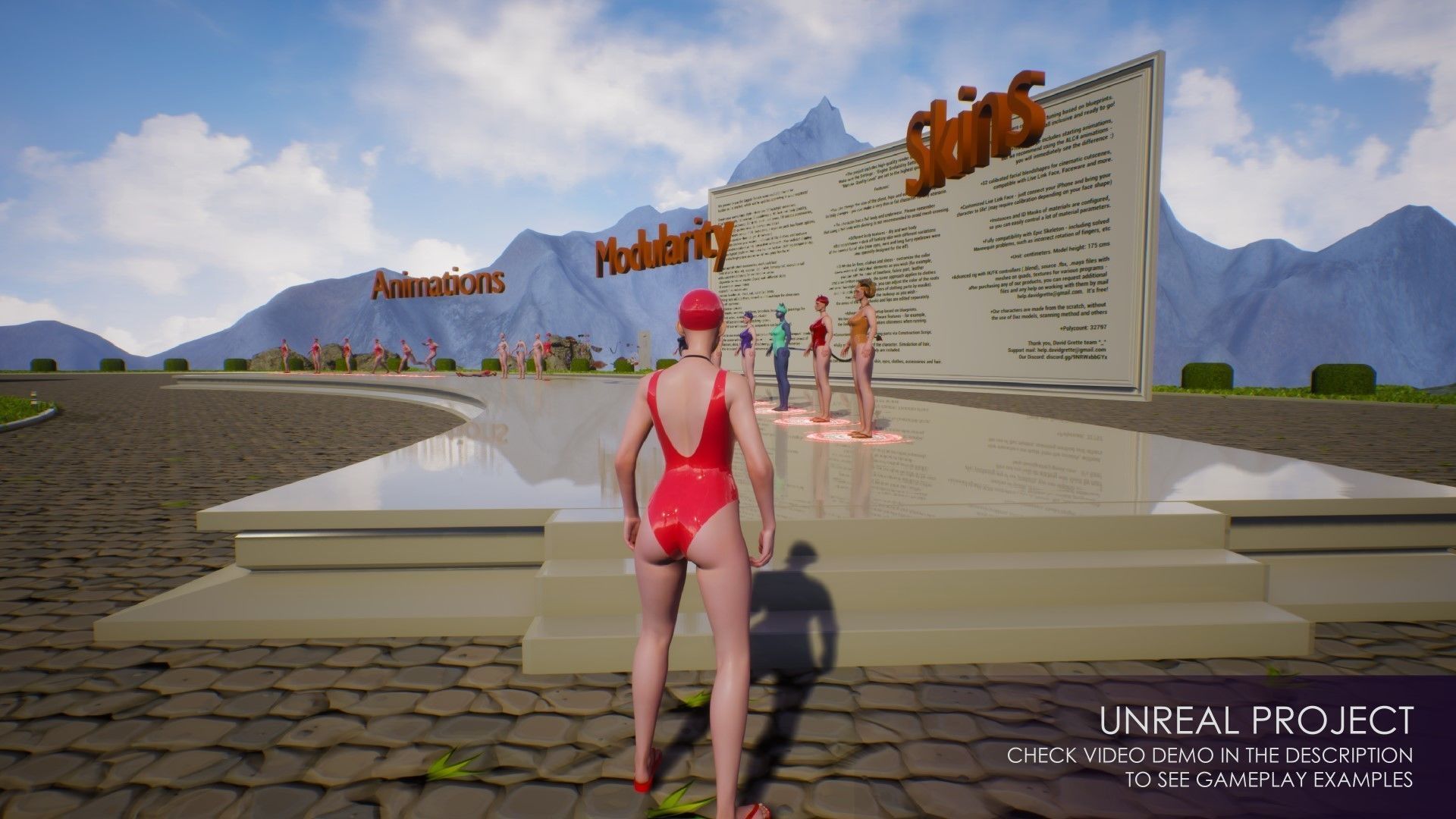 Streetwear Girl 3-12 - School Wear Girls Pack Game-Ready Low-poly 3D model_21