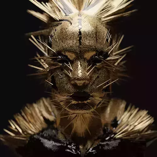 Gold Mask 3D model