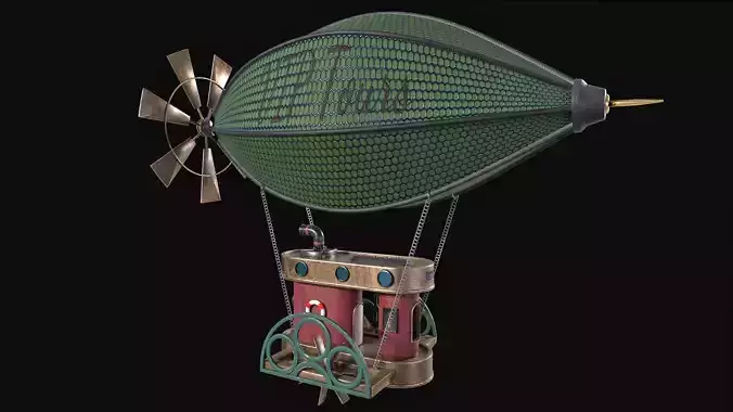 Airship 3D model