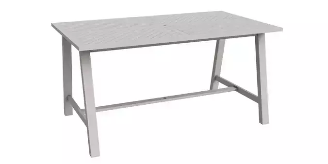 Light Wood Outdoor Dining Table