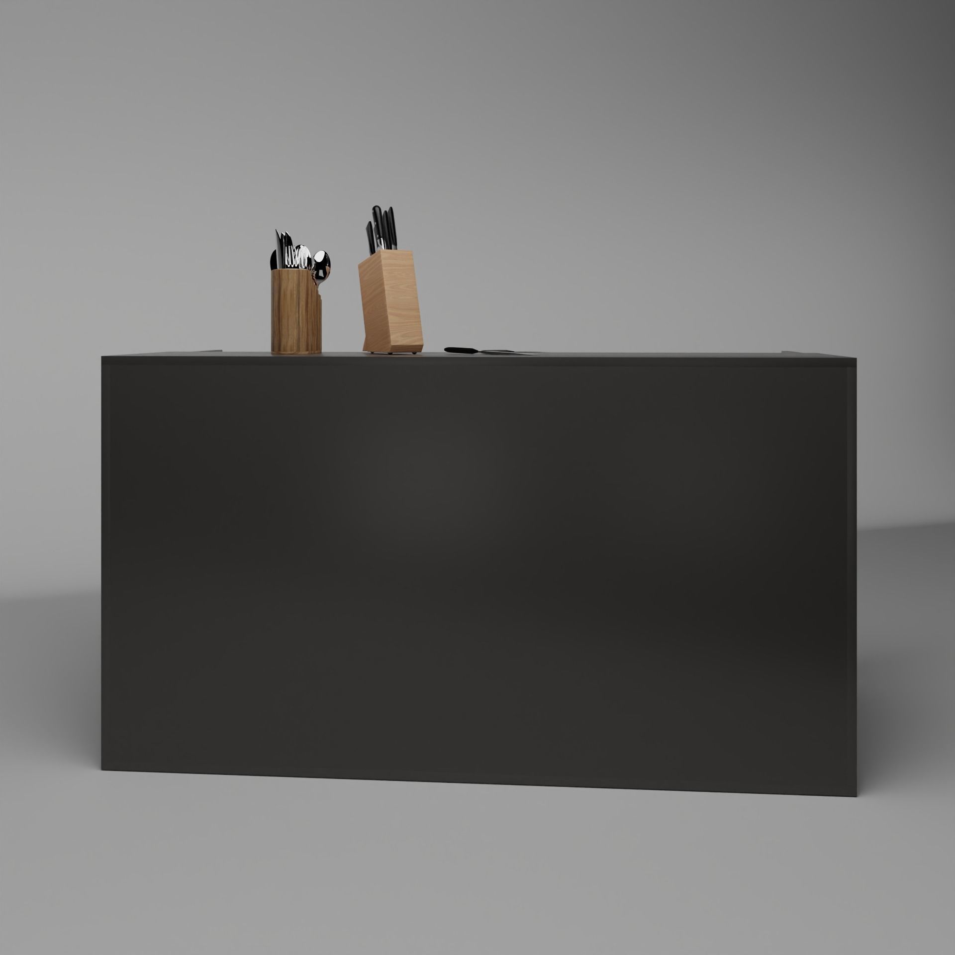 Dream Buffet Counter Low-poly 3D model_6