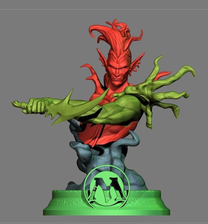 LLanowar Elf Magic The Gathering 3D model 3D printable | CGTrader