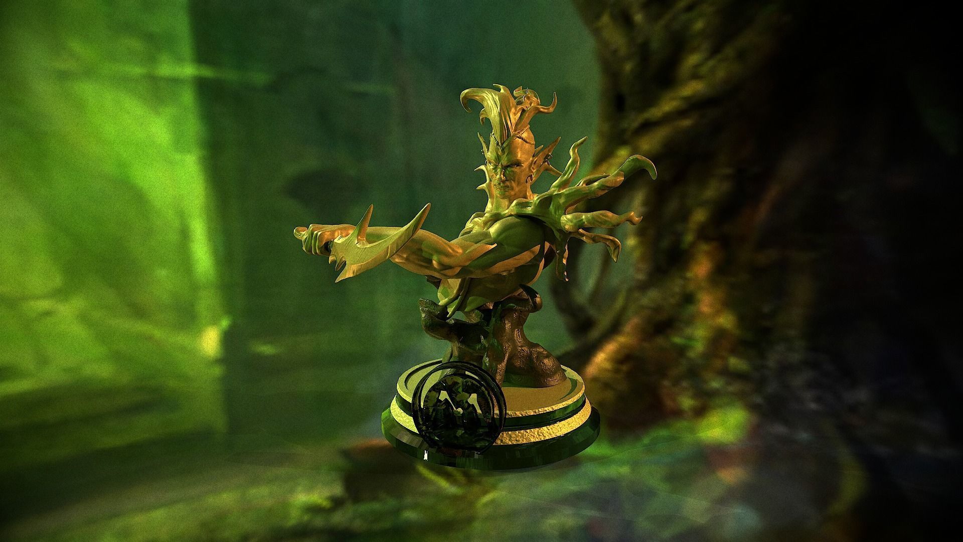 LLanowar Elf Magic The Gathering 3D model 3D printable | CGTrader
