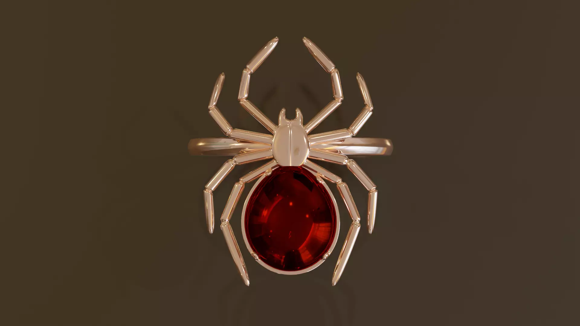 Spider Ring 2 3D print model_0