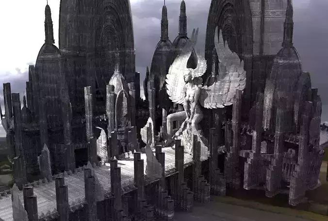 Ancient deity Steampunk Emperor Towers