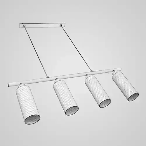 Four-bulb Ceiling Lamp 11