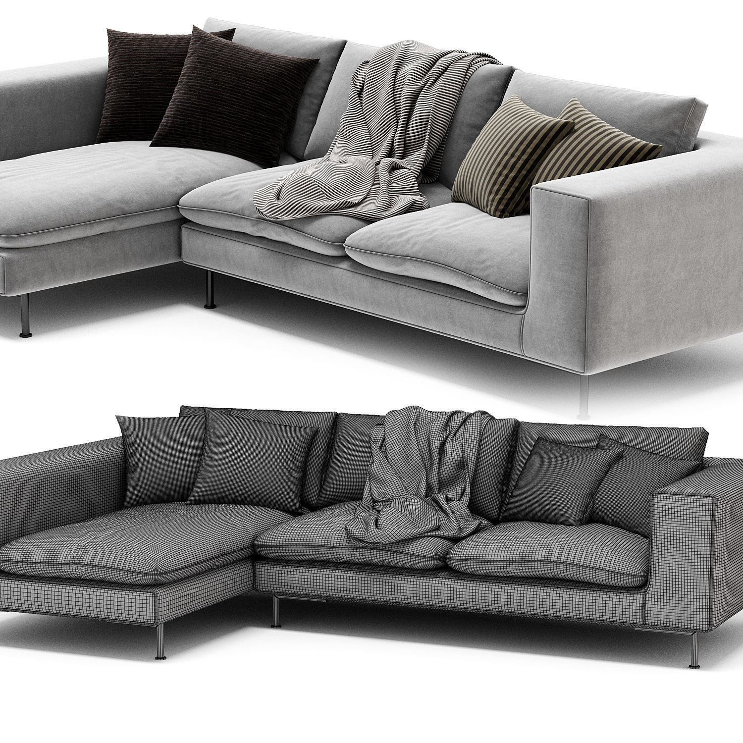 Mohd Selection Carnaby Modular Sofa 3D model_4