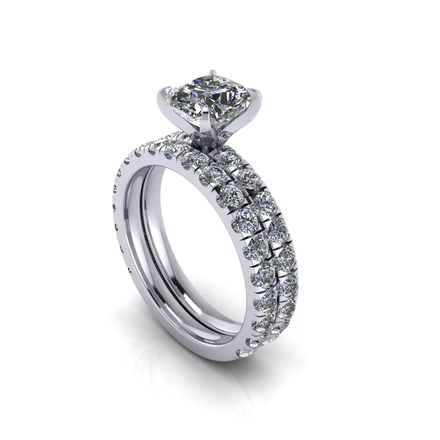 Love Oval Diamond Ring 3D print model