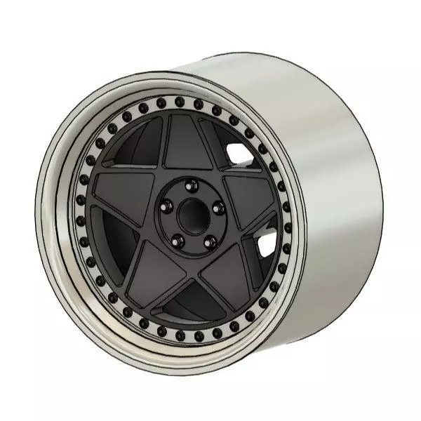 3SDM 3 05 RIMS FOR DIECAST 64 SCALE 3D print model_0