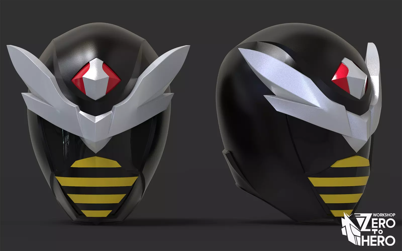 Super Sentai King - Ohger Hachi Helmet 3D print model_0