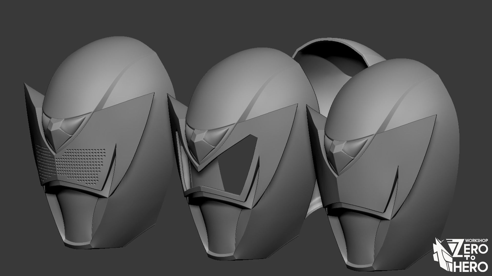 Super Sentai King - Ohger Kamakiri Helmet 3D print model_2