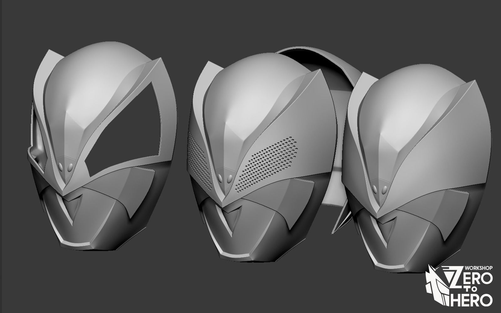 Super Sentai King - Ohger  Papion Helmet 3D print model_2