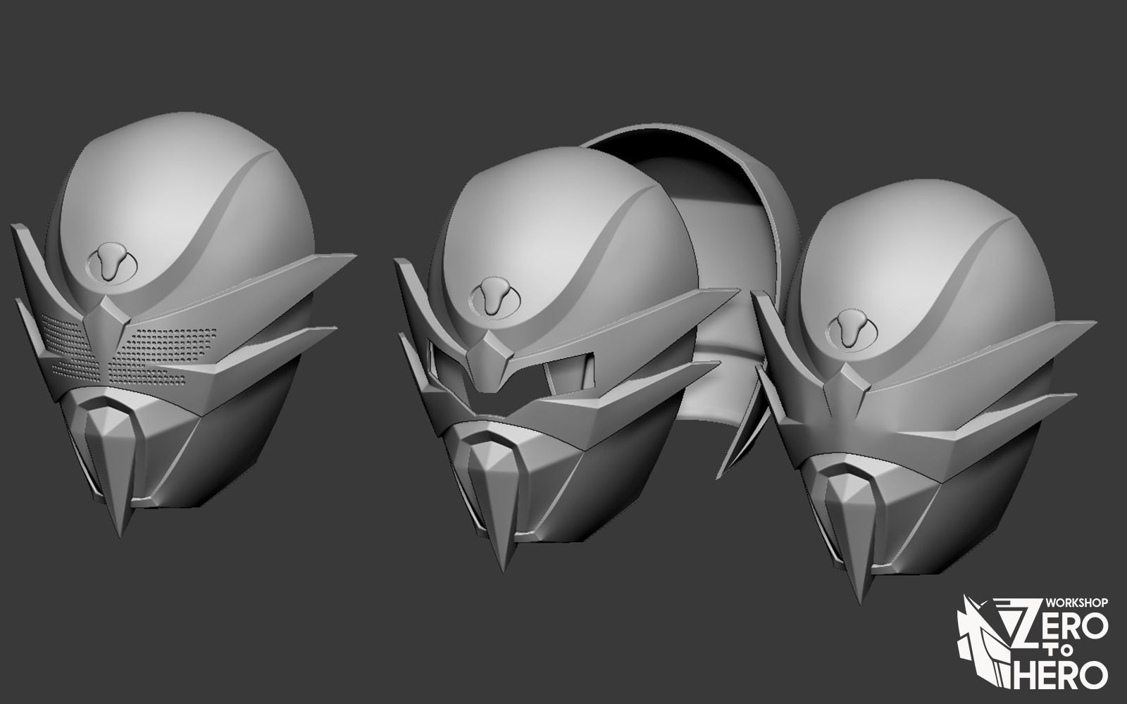 Super Sentai King - Ohger Tonbo Helmet 3D print model_2