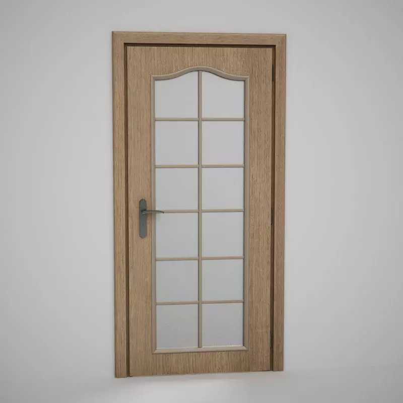 CGAxis Door 3D model_0