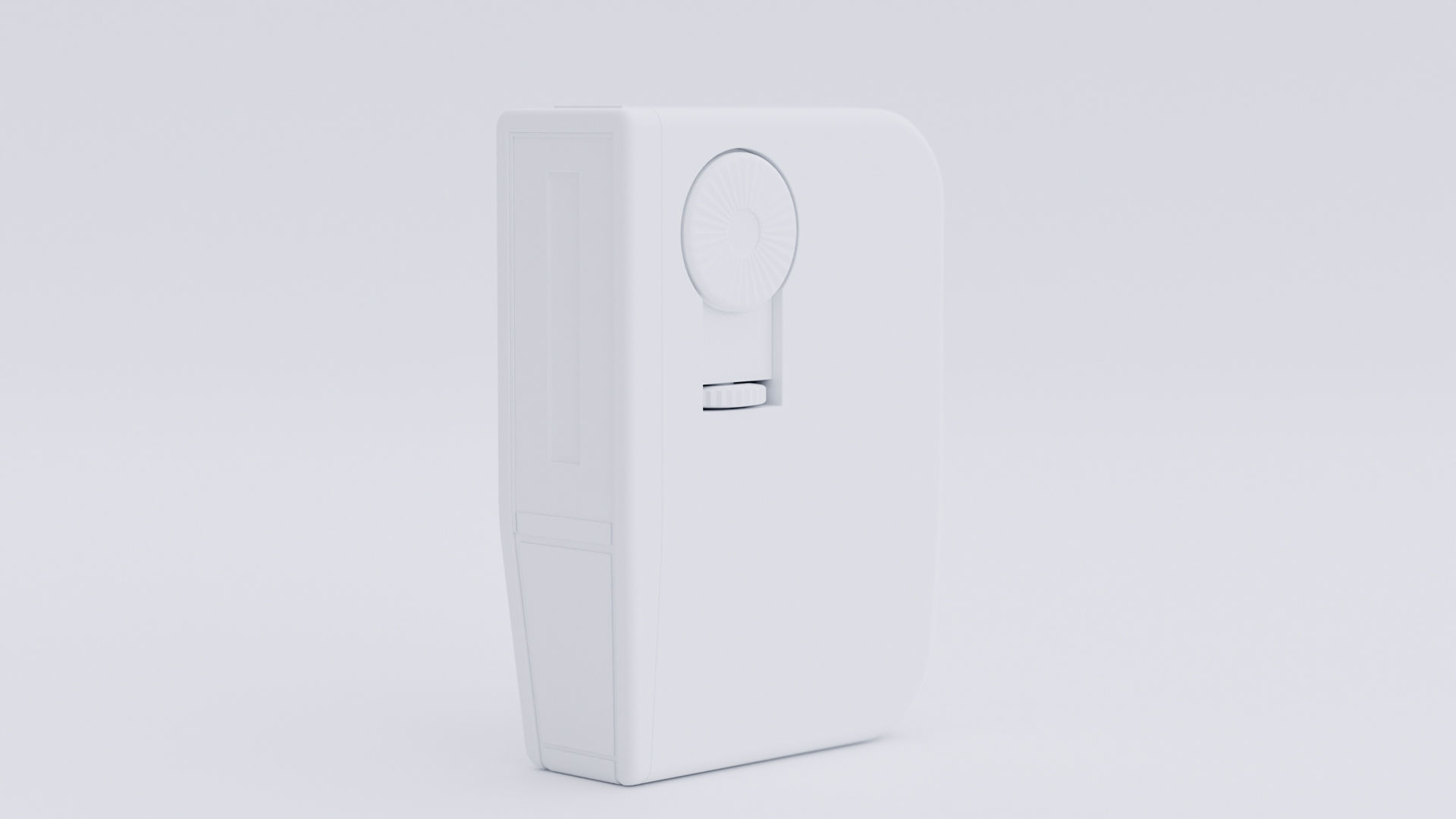 Vintage Panasonic Transmision Radio Low-poly 3D model_10