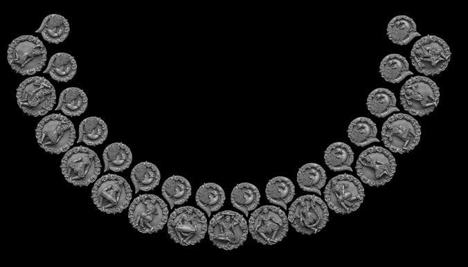 Necklace 3D print model