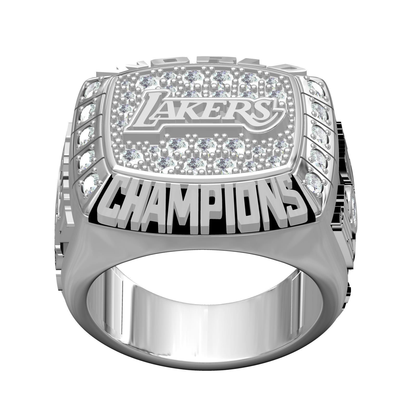 Lakers Championship Ring 3D model 3D printable | CGTrader