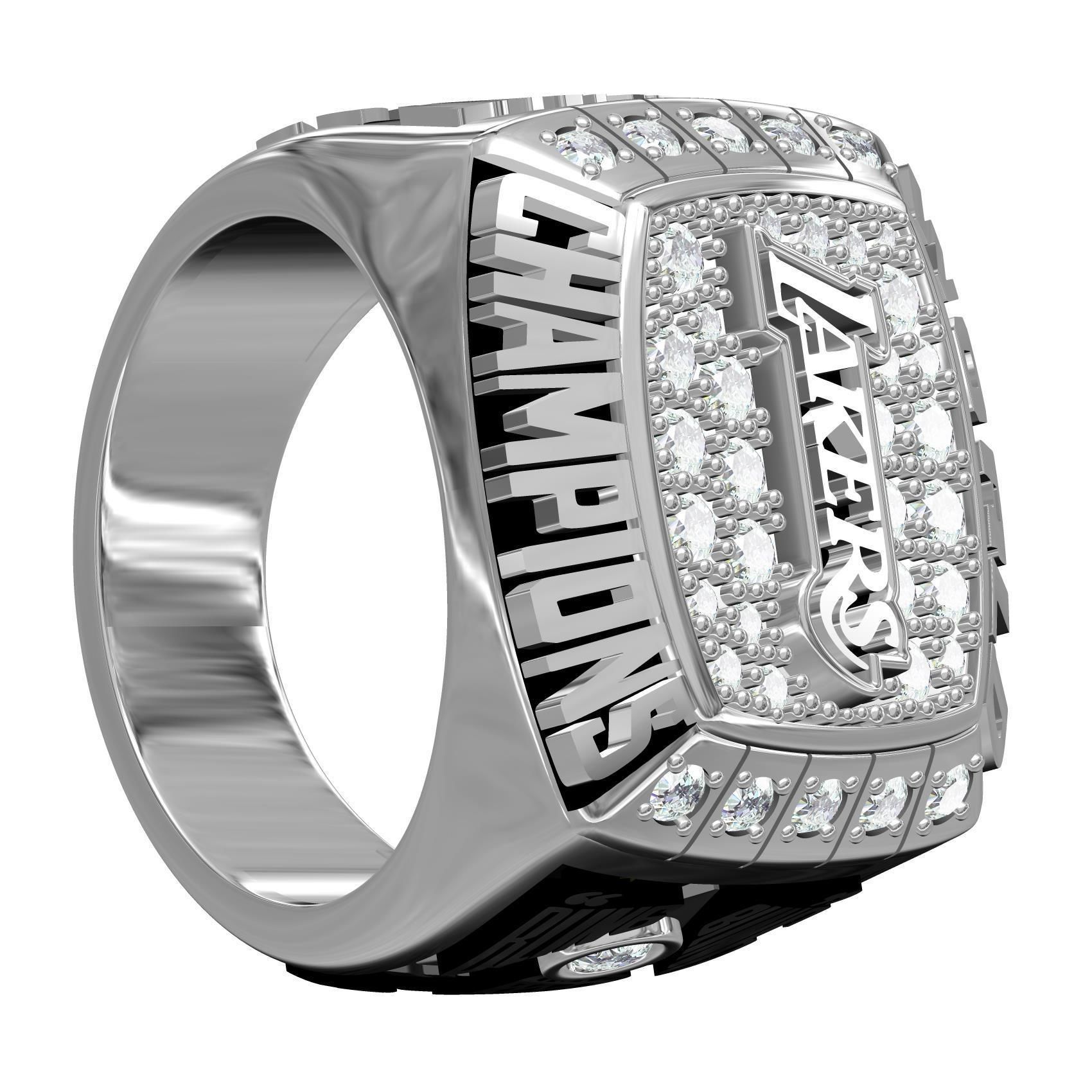Lakers Championship Ring 3D model 3D printable | CGTrader