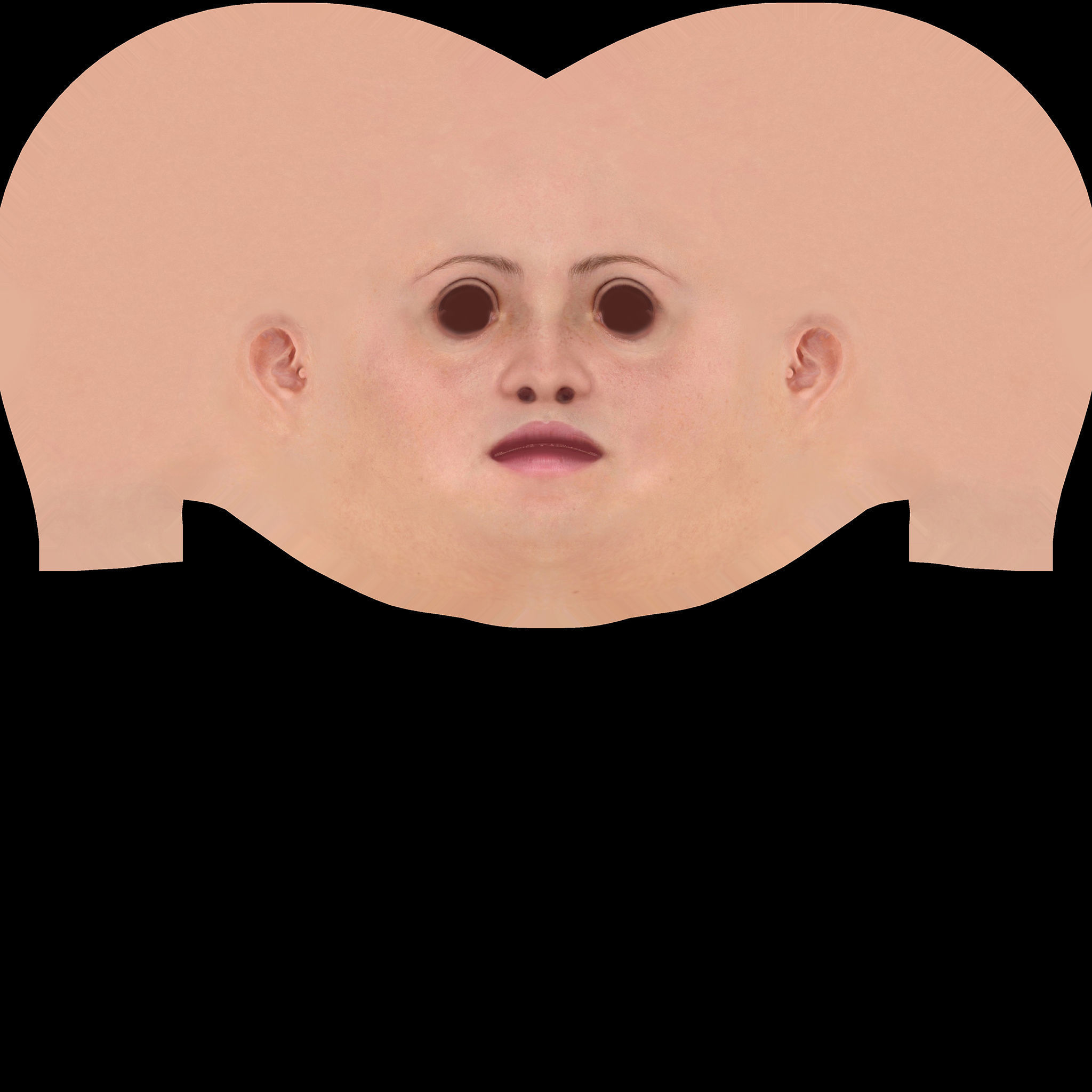 ladies biker jacket Low-poly 3D model_6