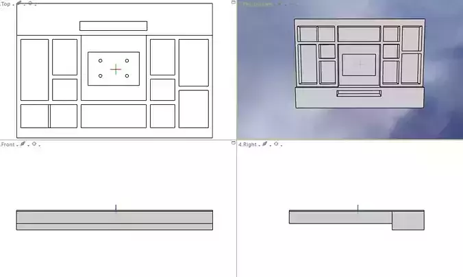 LED Wall-1-0000-3-22 3D model