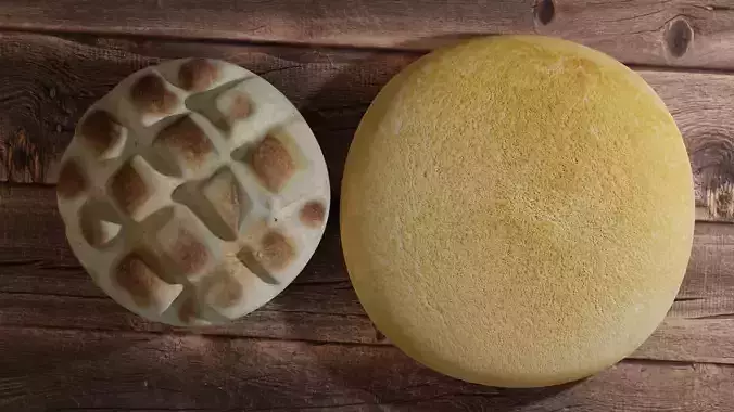 Italian turtle bread and focaccia bread