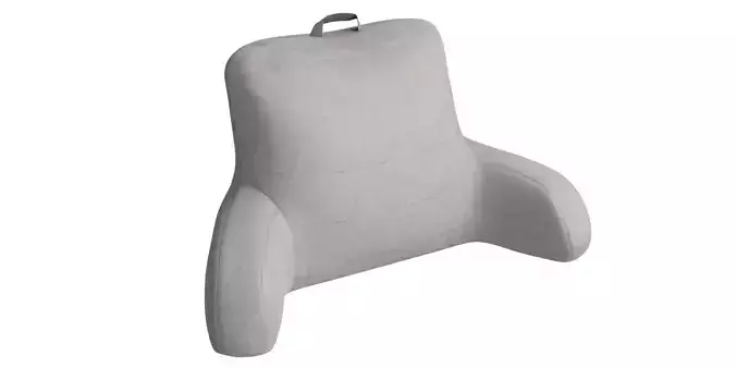 Gray Backrest Pillow
