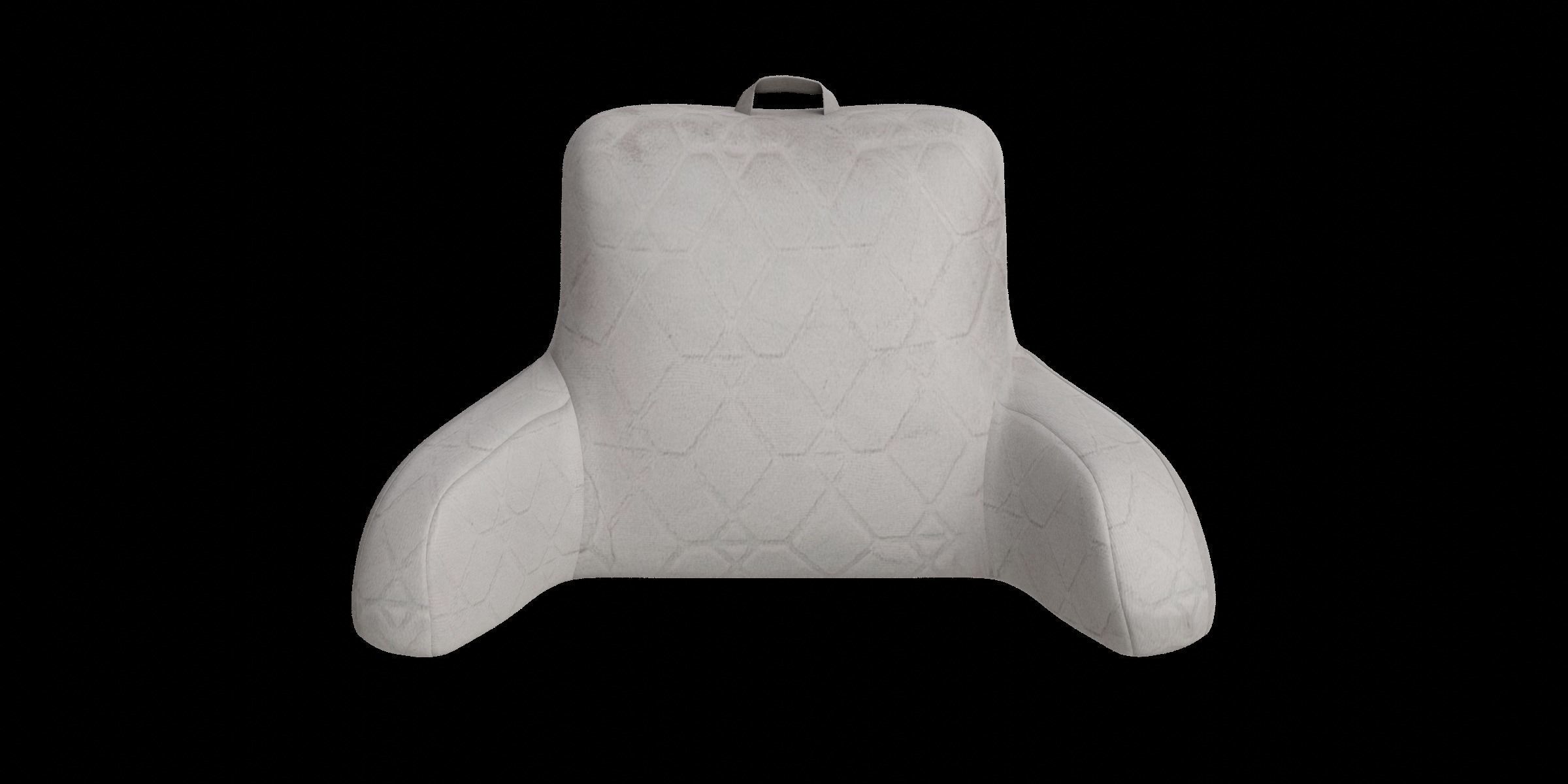 Gray Backrest Pillow Low-poly 3D model_8