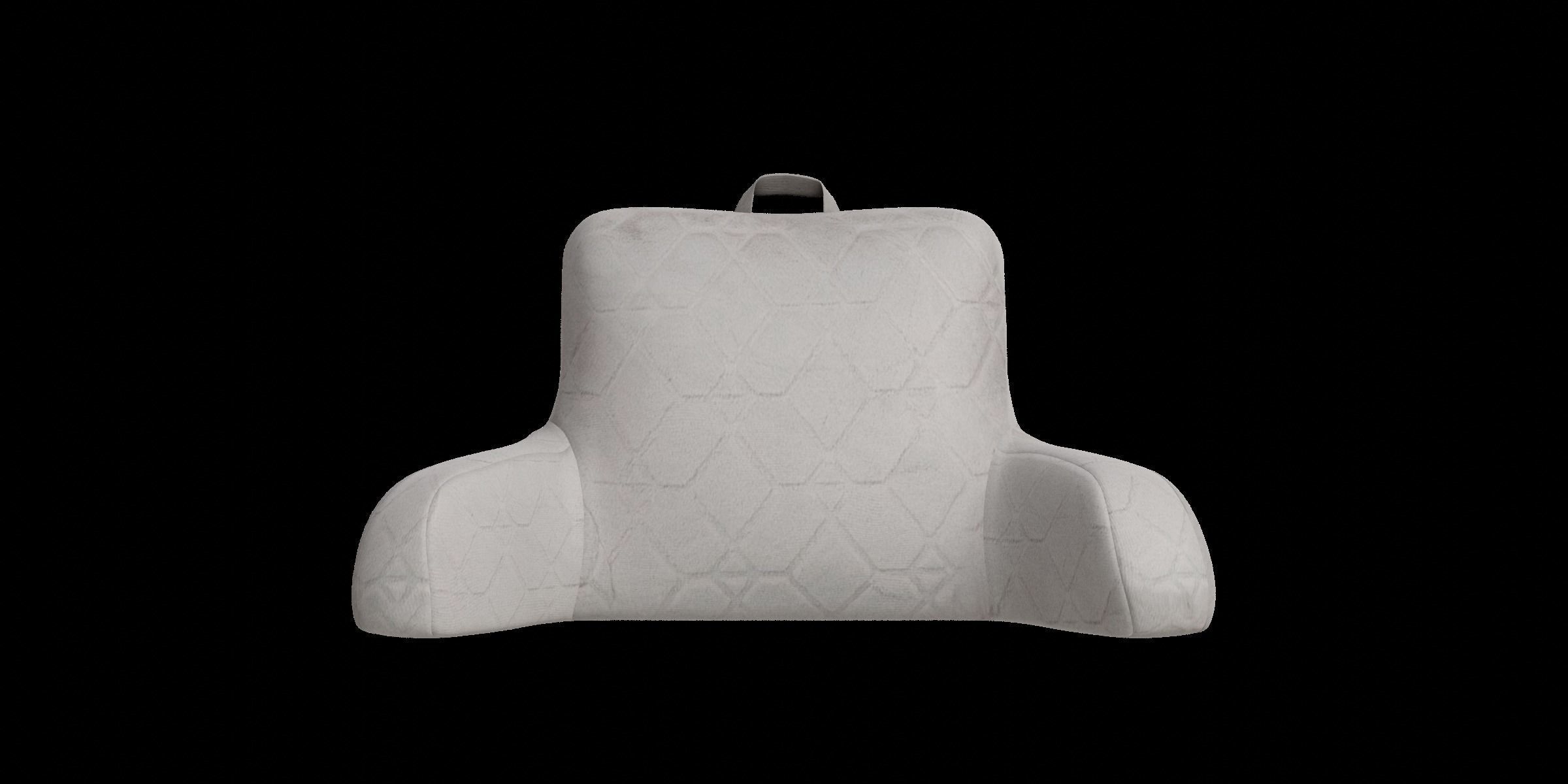 Gray Backrest Pillow Low-poly 3D model_4