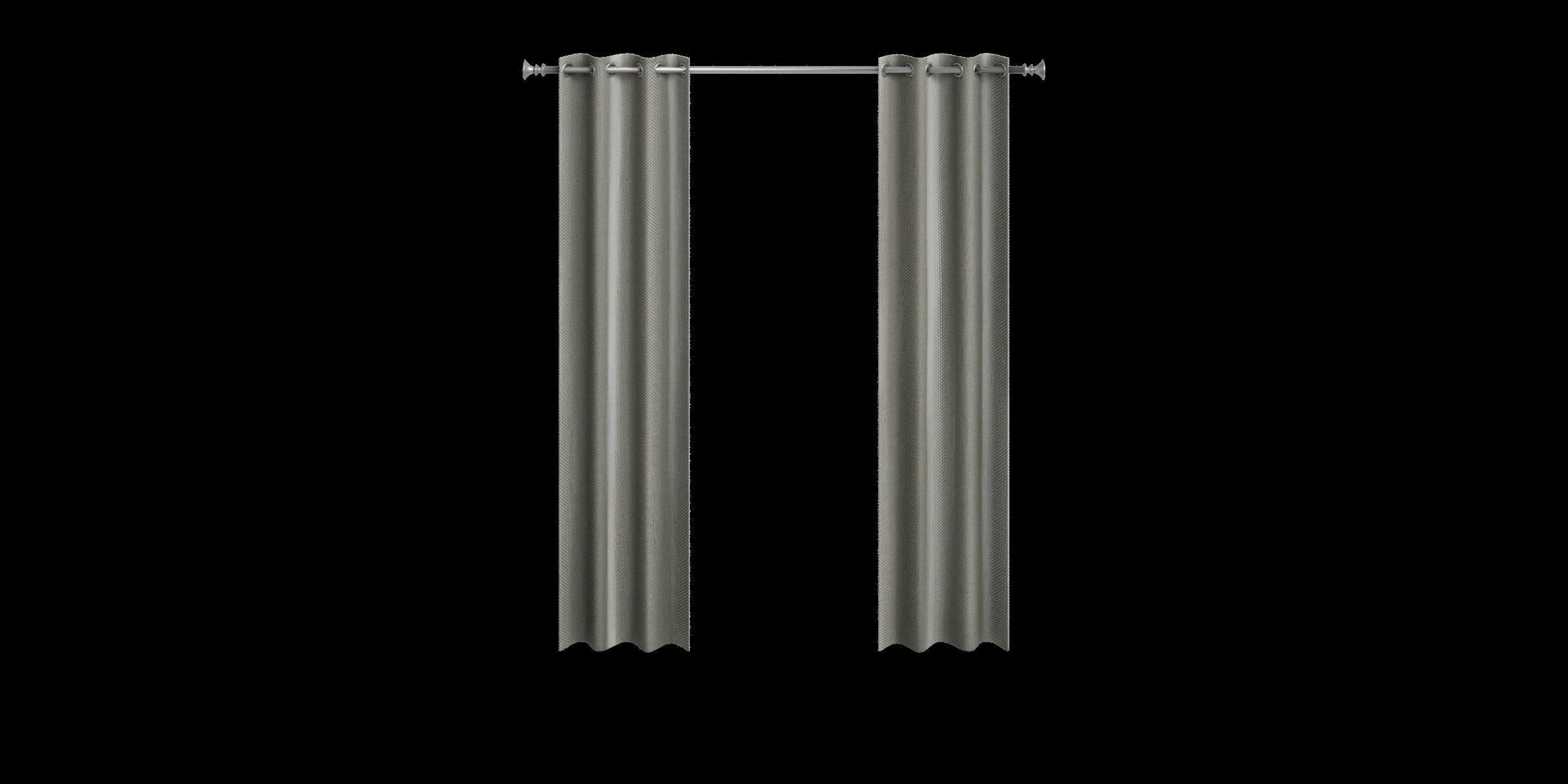 Slightly Glossy Polyeste Curtain Low-poly 3D model_10