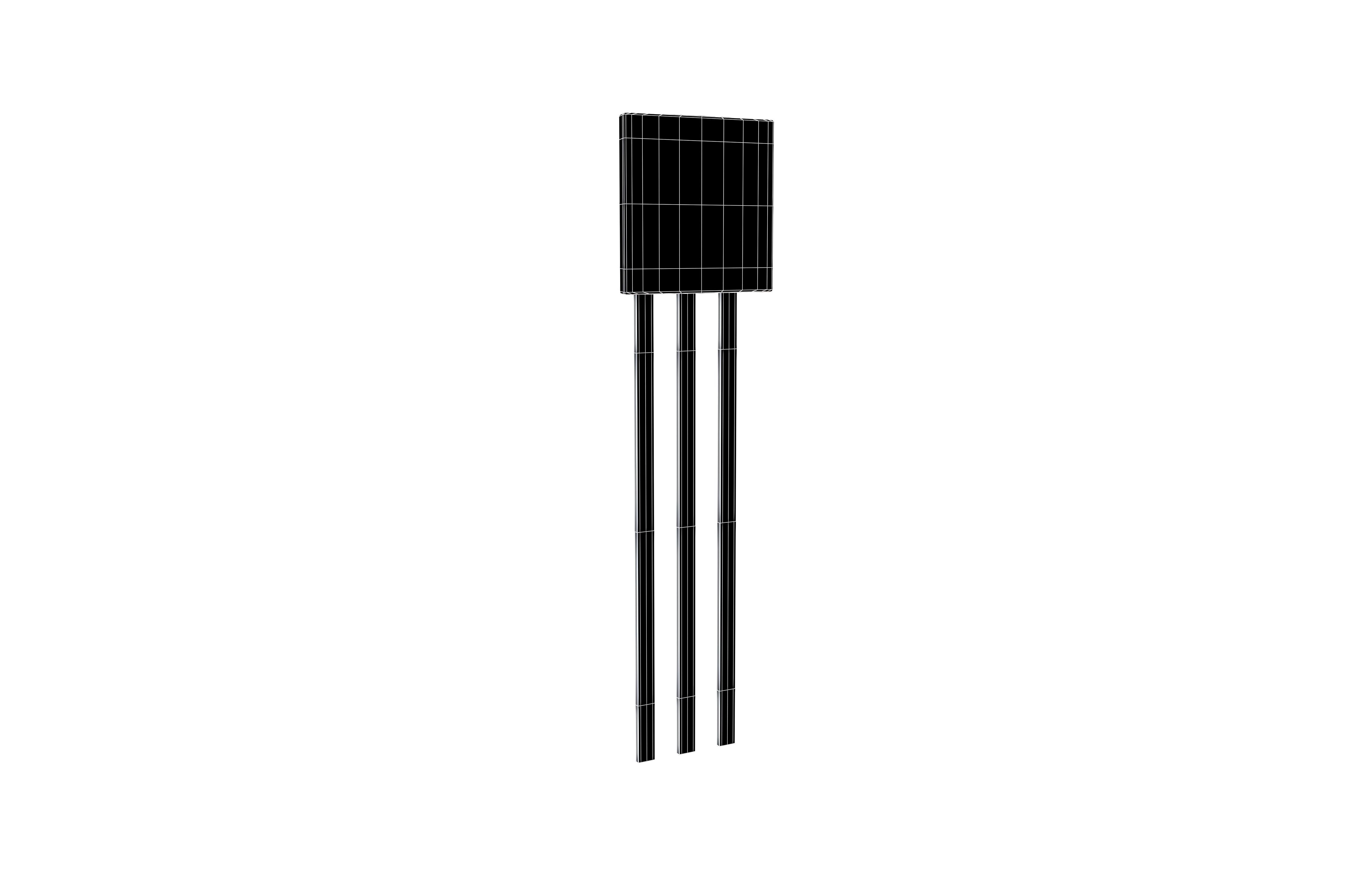 Temperature Sensor V1 001 Low-poly 3D model_5