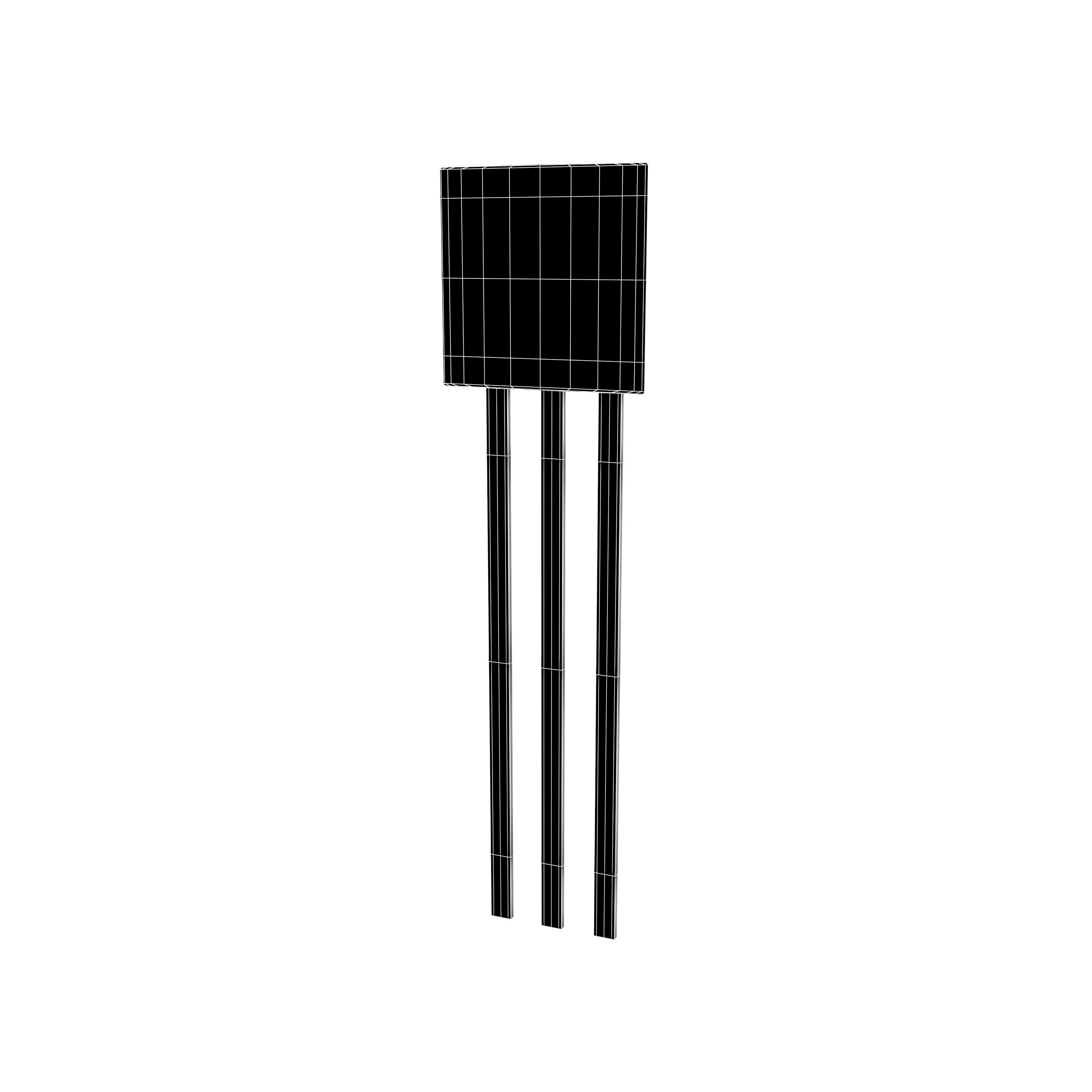 Temperature Sensor V1 001 Low-poly 3D model_4