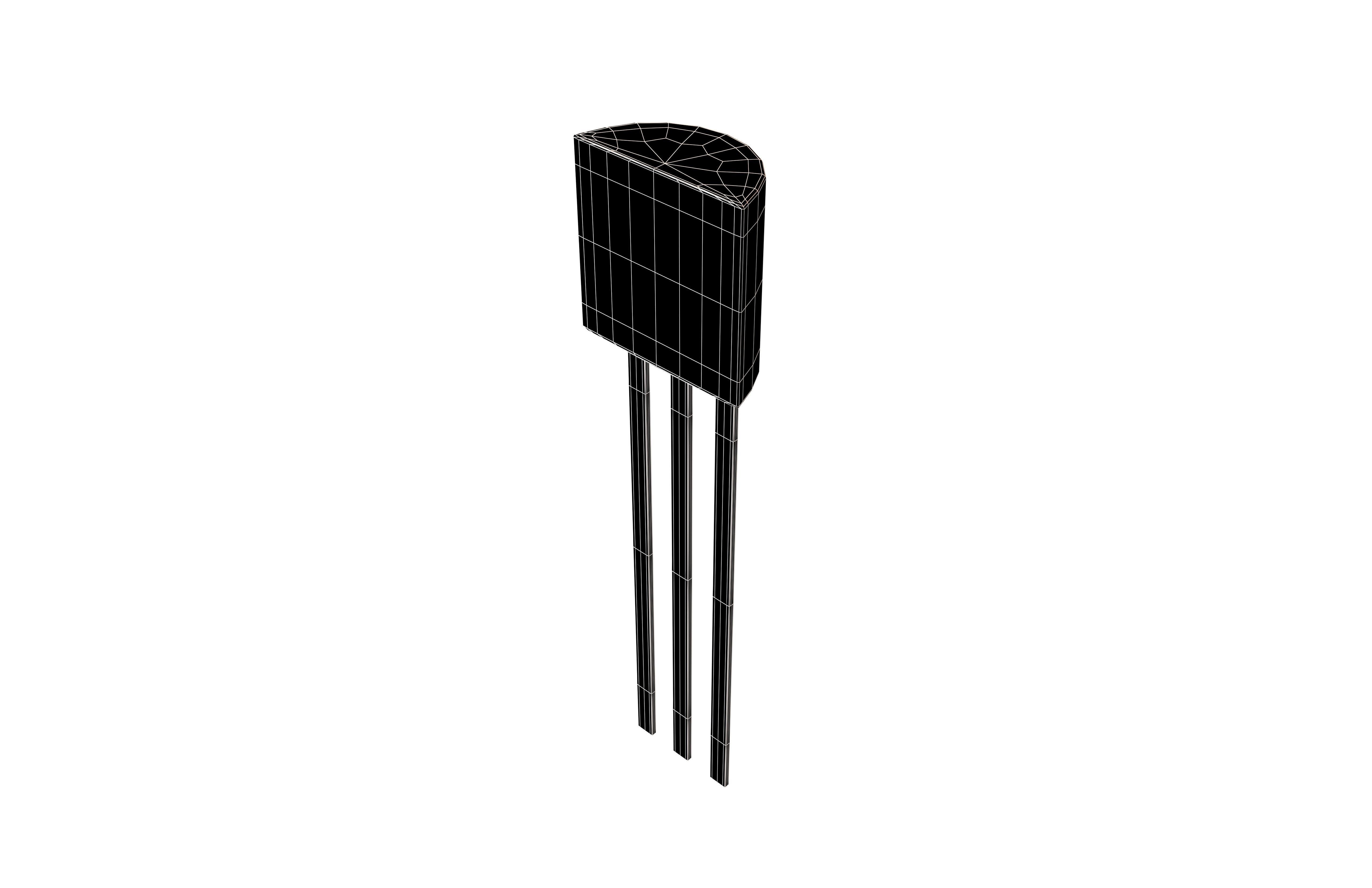 Temperature Sensor V1 001 Low-poly 3D model_6
