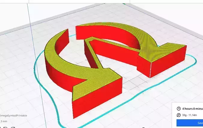 Omega Symbol Printable