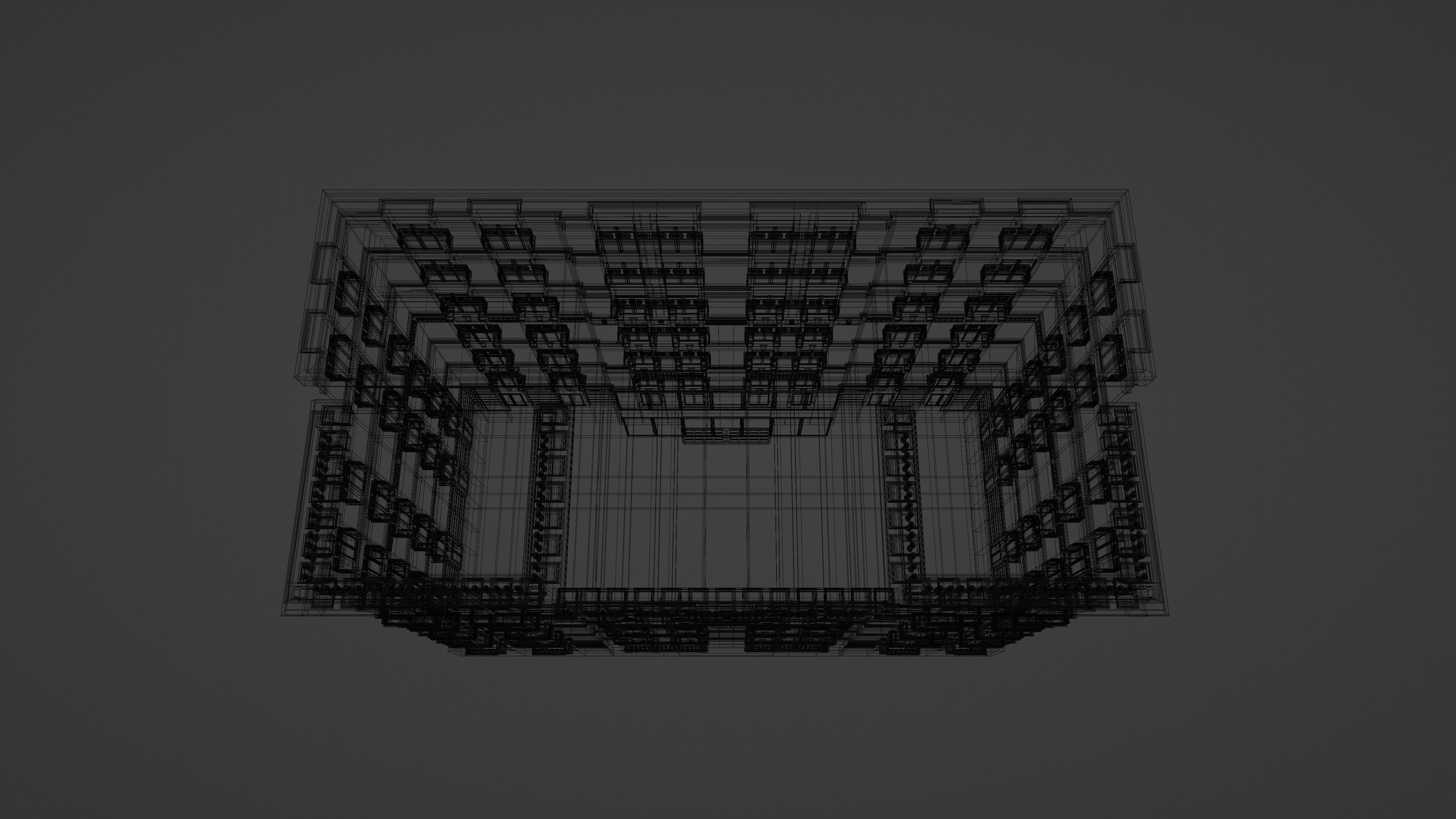 Classical Architecture Apartment 3D model_22