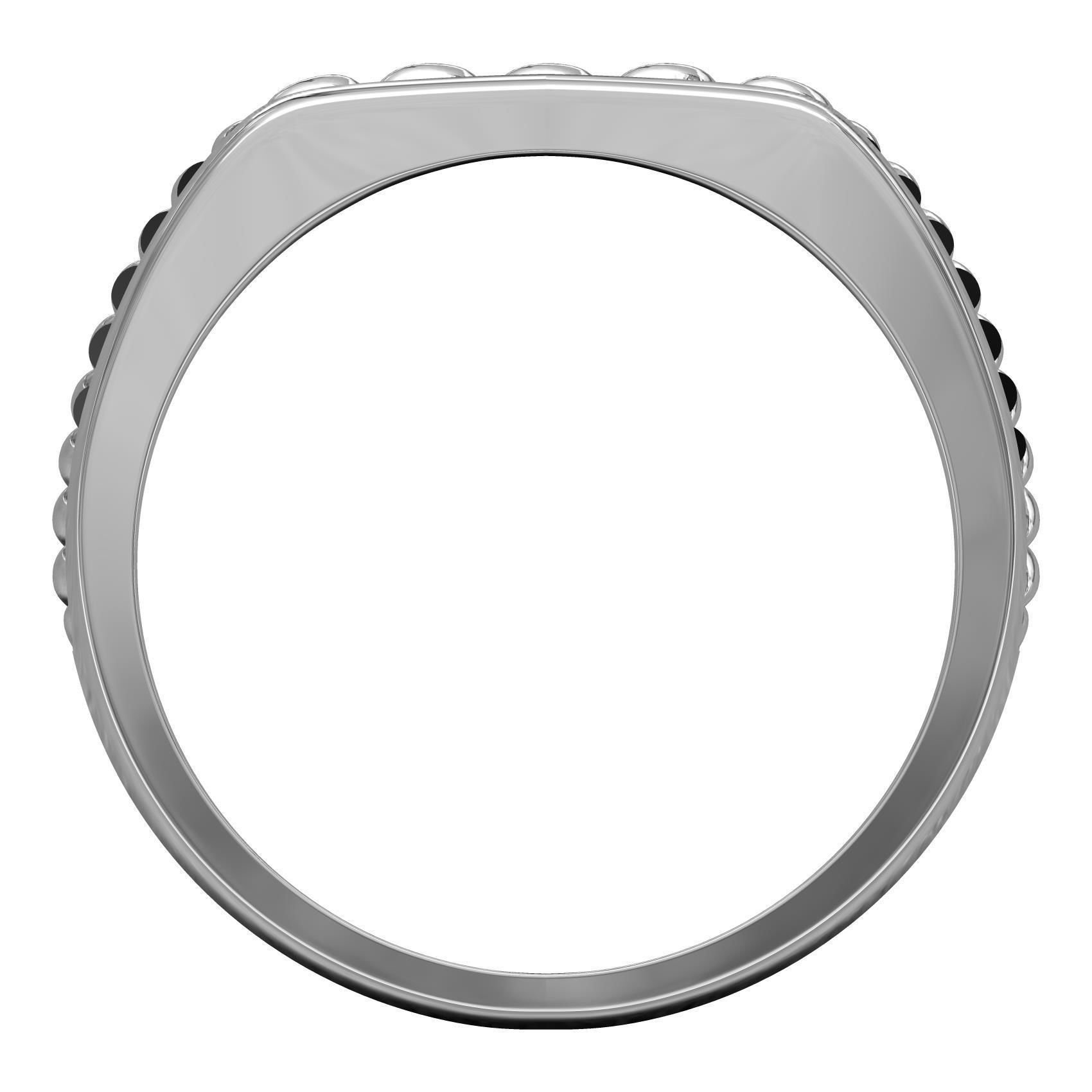 Twisted Wire Spinner Ring for Men 3D print model_5