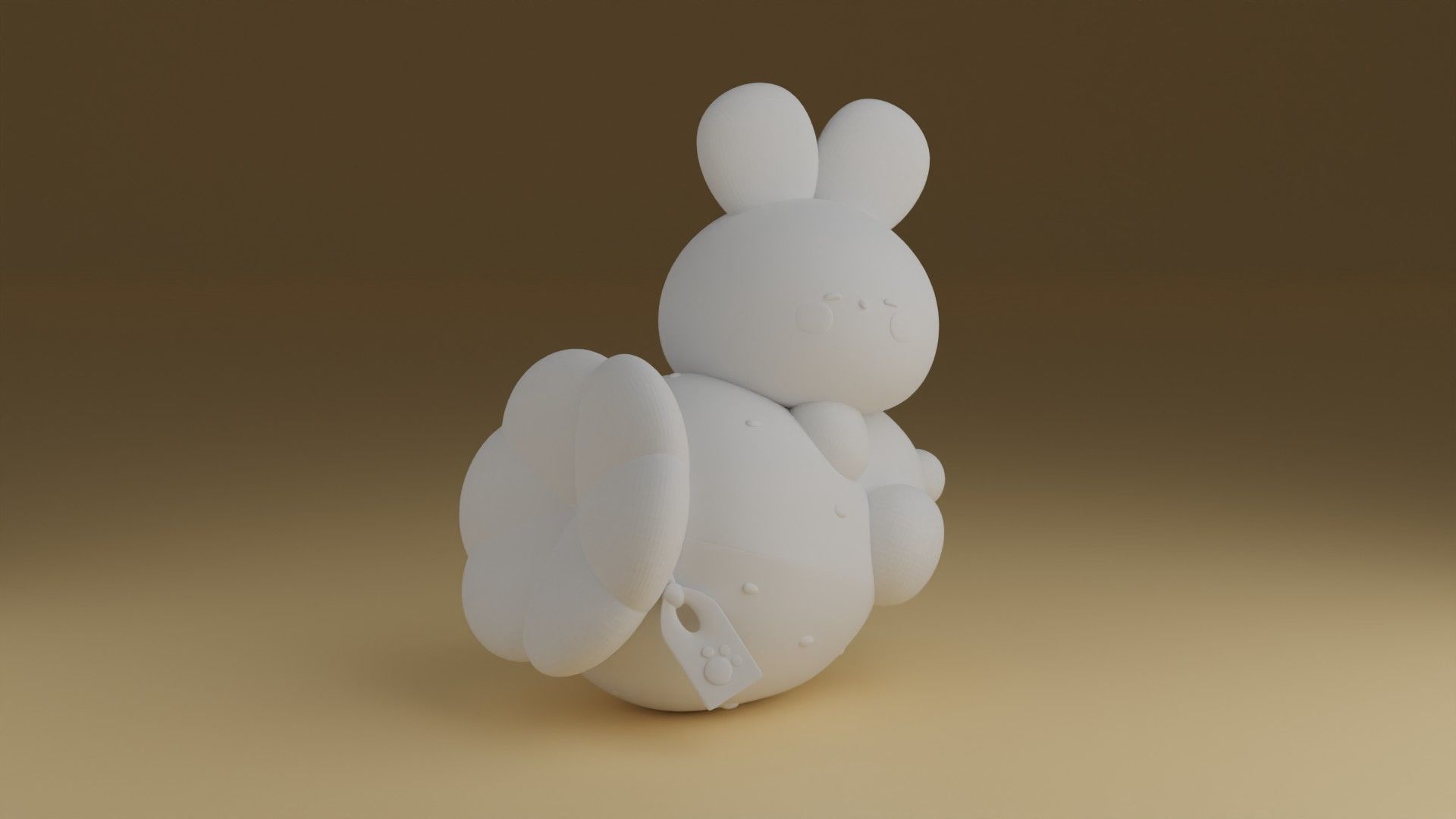 bunny 3D print model_9