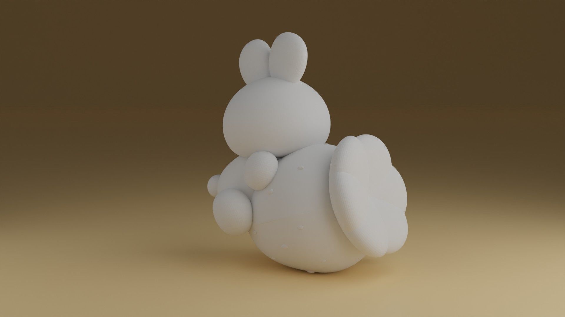 bunny 3D print model_13
