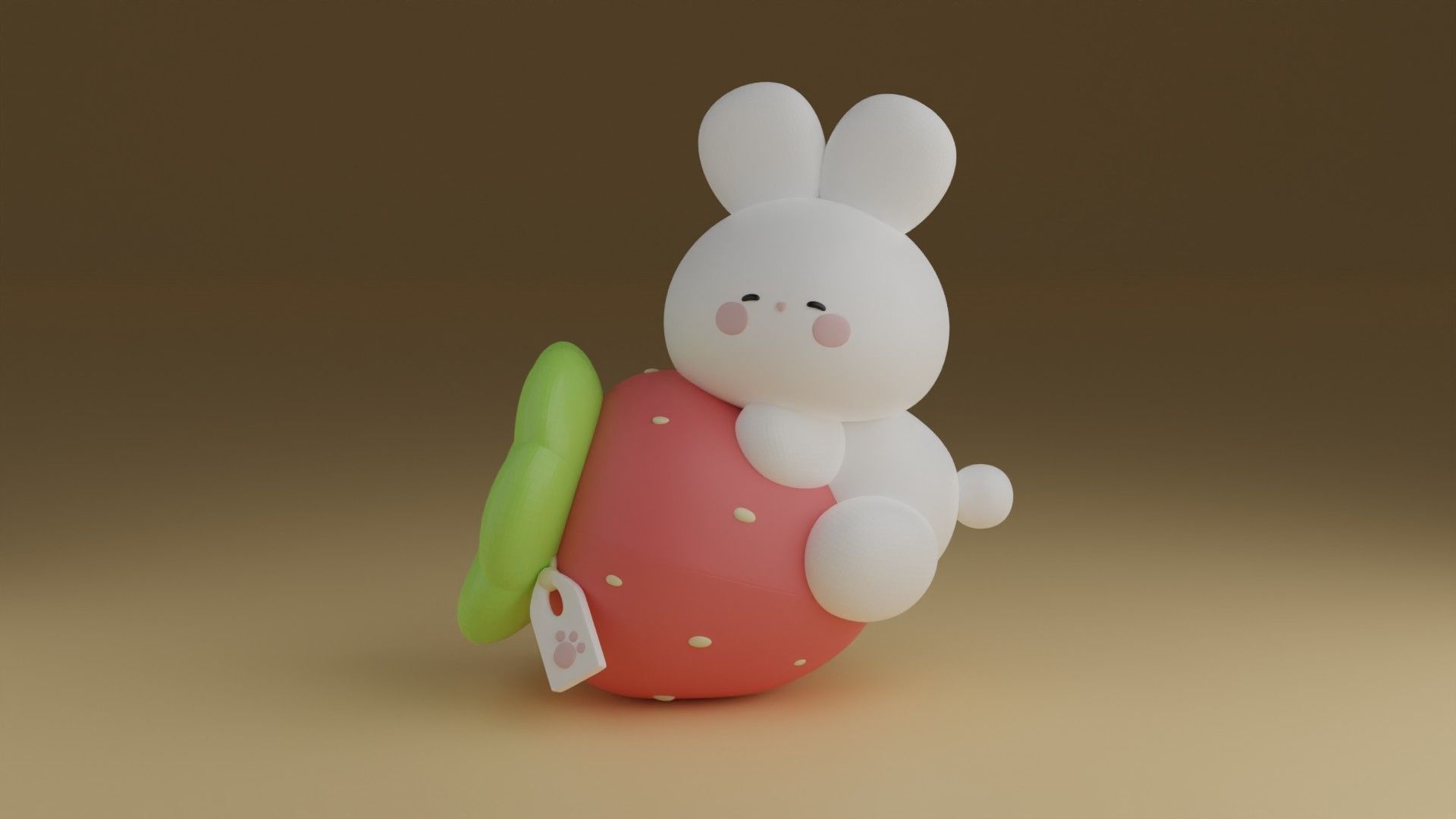 bunny 3D print model_3